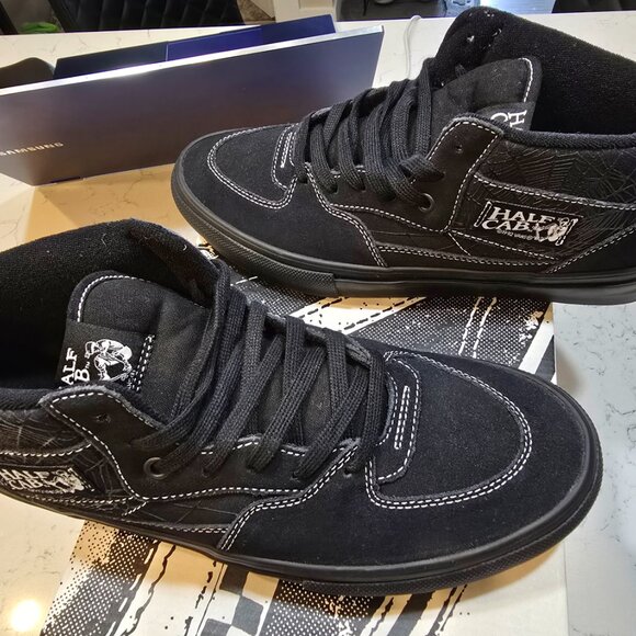Vans "Skate Half Cab Web" Sneakers BLACK Skate Shoes MENS 10 NEW VN0A2Z34Y39 - Picture 4 of 16